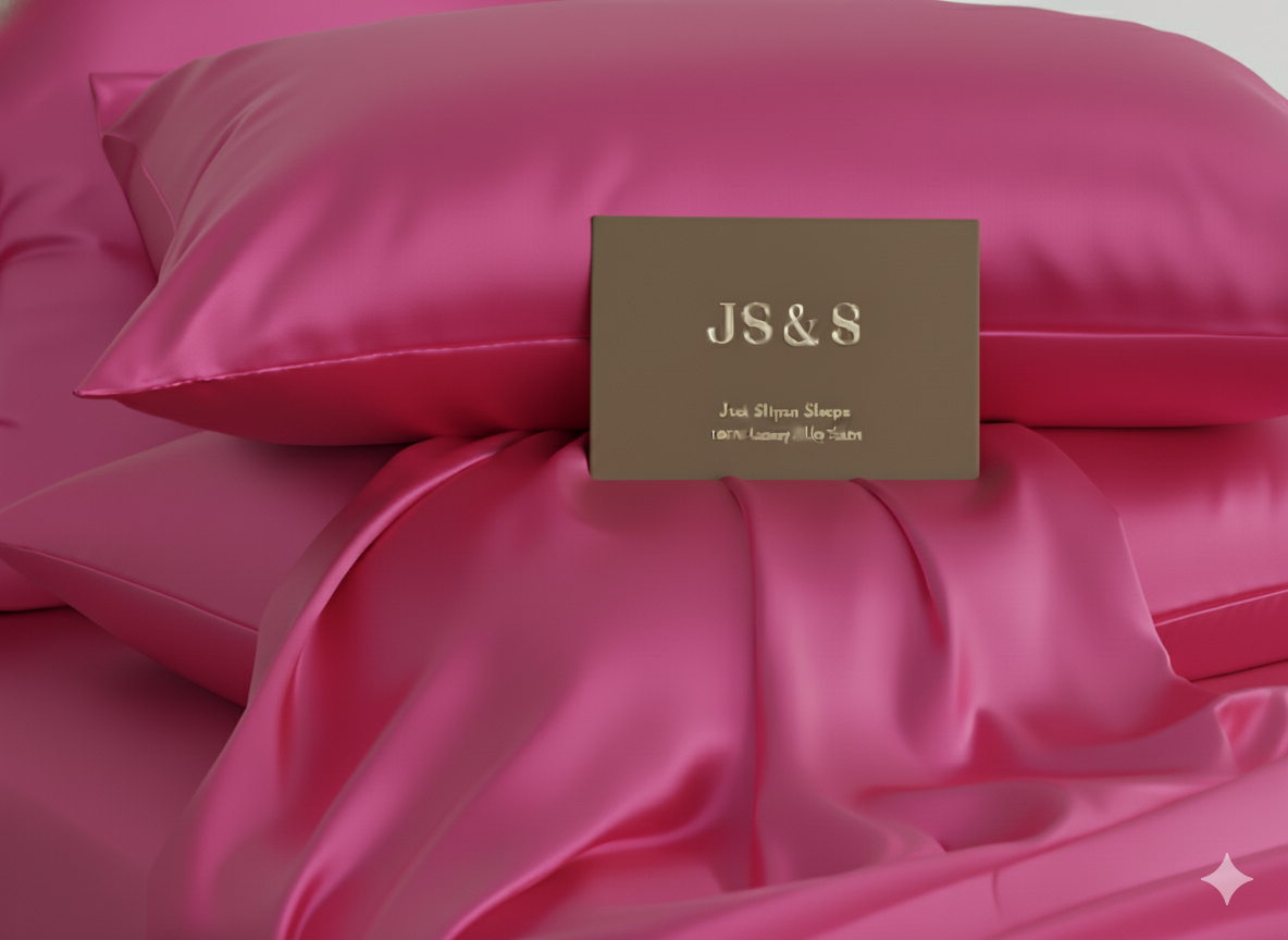Just Slip n Sleep- Satin Polyester Pillowcase -Overfold