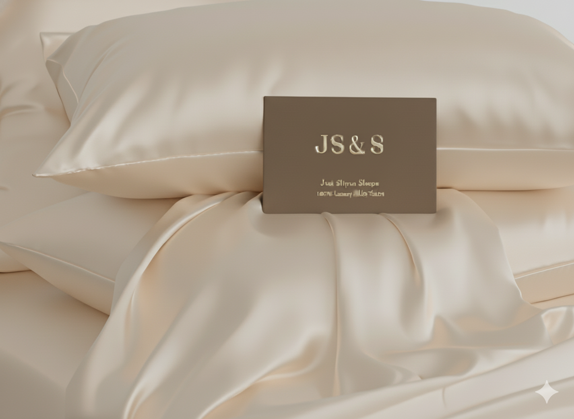Just Slip n Sleep- Satin Polyester Pillowcase -Overfold