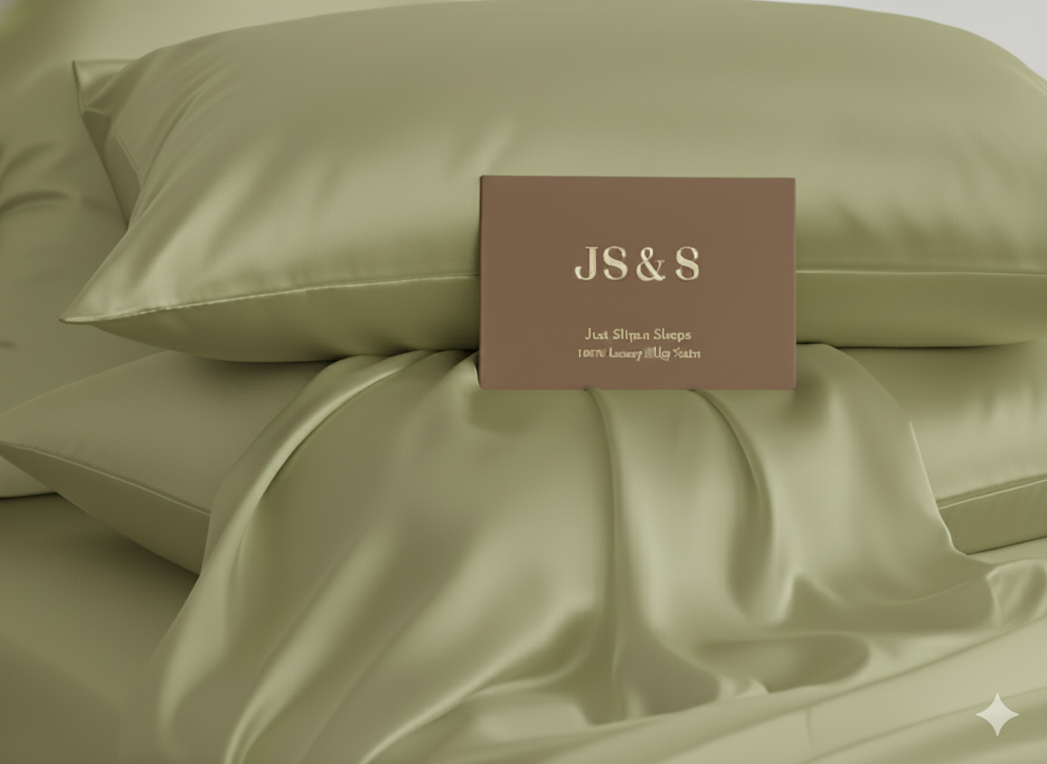 Just Slip n Sleep- Satin Polyester Pillowcase -Overfold